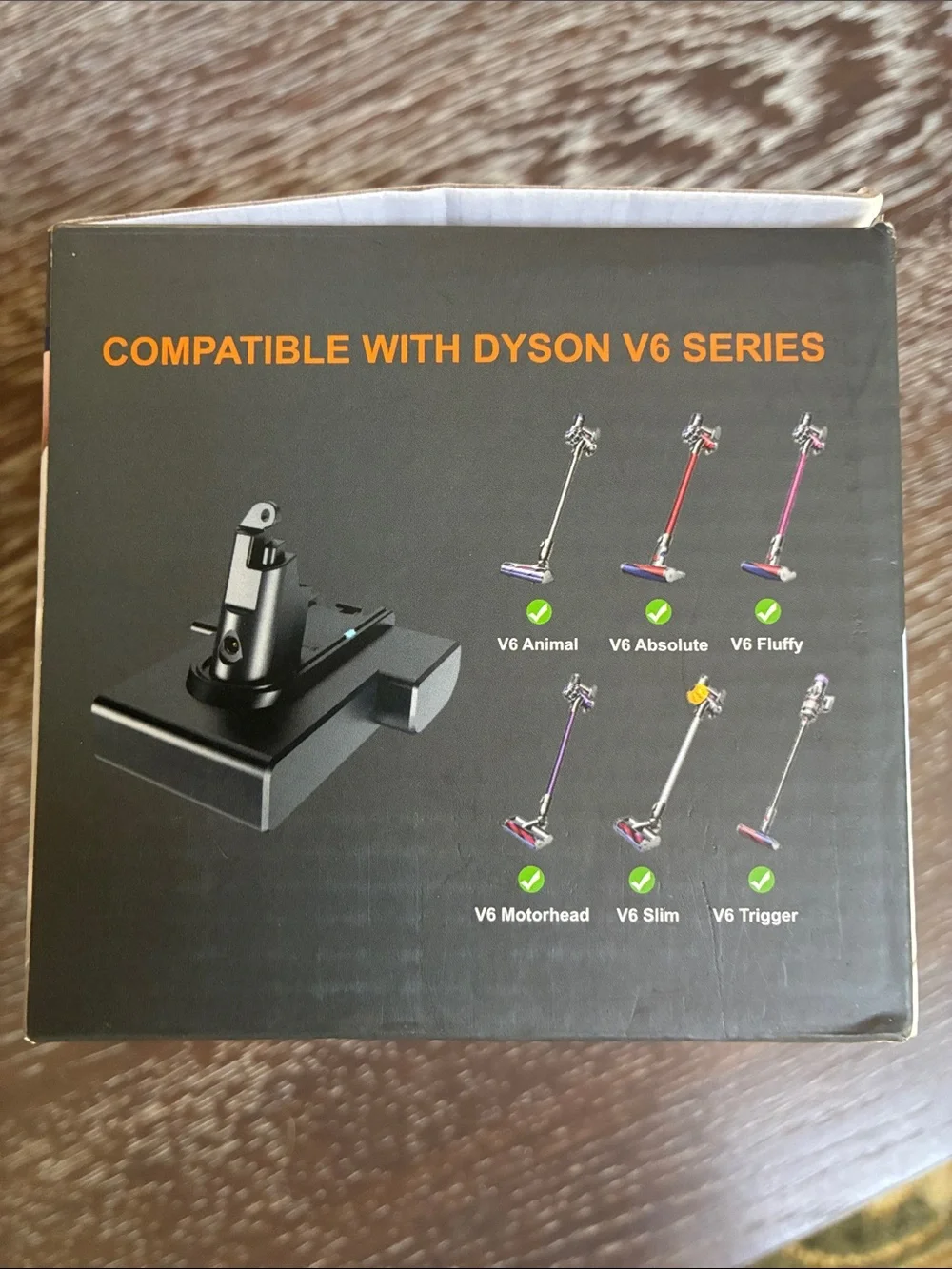 Dyson Li-Ion Rechargeable Battery Pack , MODEL V6T - Silver